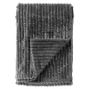 Plaid Marthy - Charcoal Gray - 140x180 cm