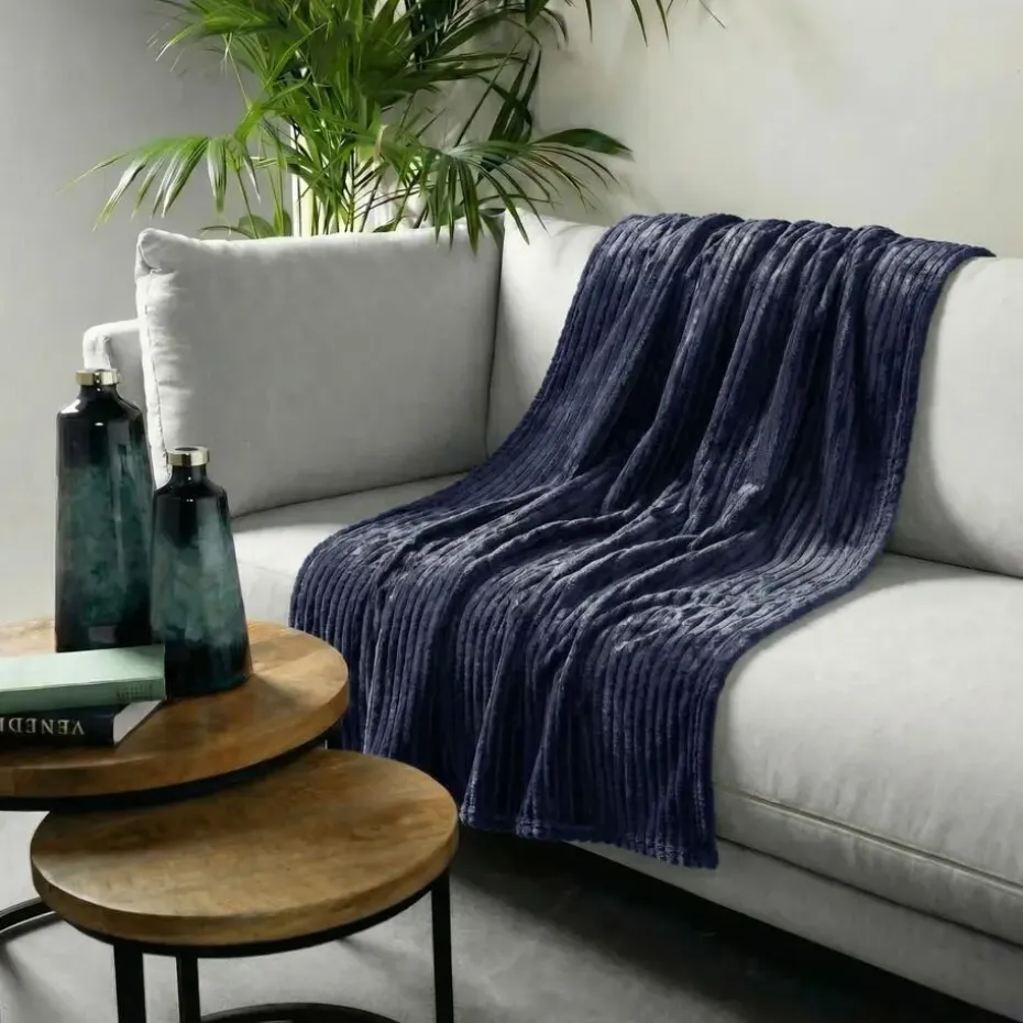 Plaid Marthy - Insignia Blue - 140x180 cm
