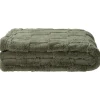 Plaid Sjors - groen - 130x170 cm
