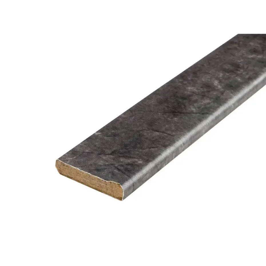Plakplint Stone-Slate - antraciet - 240x2,2x0,5 cm