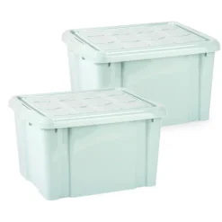 Plasticforte Multi Storage Opslagbox - mintgroen - 25L