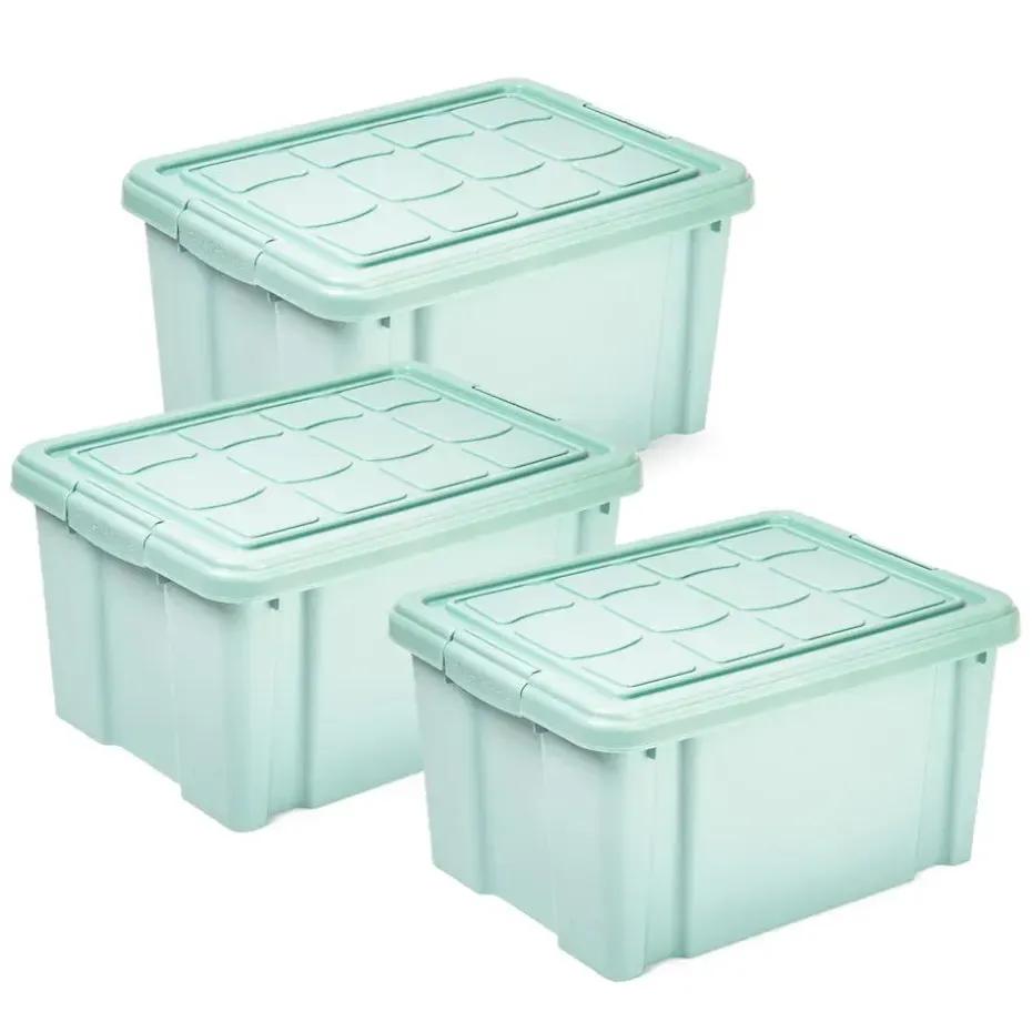 Plasticforte Multi Storage Opslagbox - mintgroen - 16L
