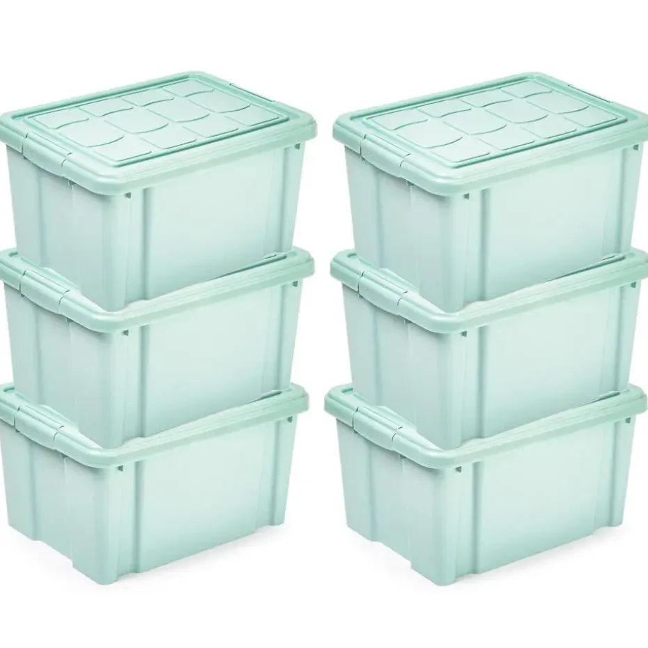Plasticforte Multi Storage Opslagbox - mintgroen - 16L