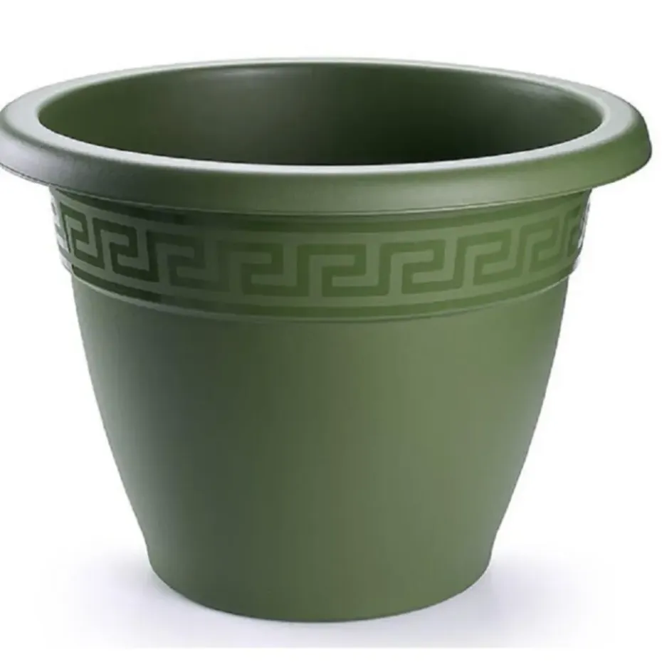 PlasticForte Plantenpot - donkergroen - 50x40 cm - kunststof