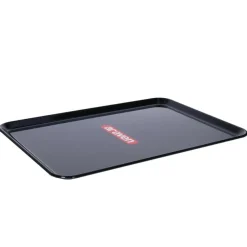 Plat Horeca dienblad - zwart - kunststof - 35 x 24 cm - Serveren