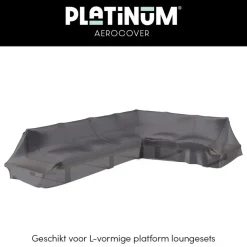 Platinum Aerocover platform loungesethoes 350x275 cm - Rechts