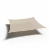 Platinum Coolfit schaduwdoek vierkant 3.6x3.6 m - Gebroken Wit