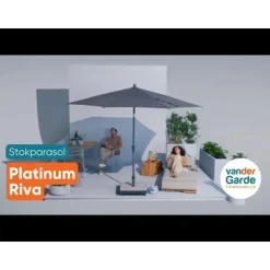 Platinum Parasol Riva Ø250 cm Ecru