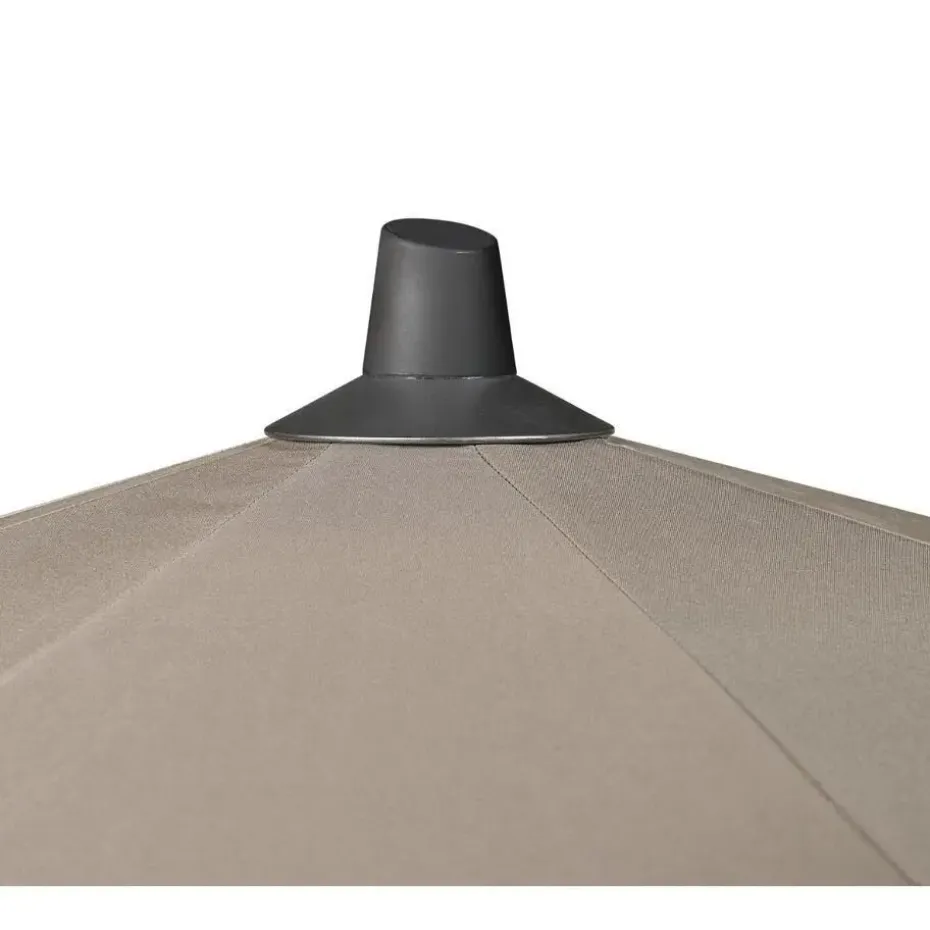 Platinum Riva stokparasol 3 m. rond - Teak Taupe