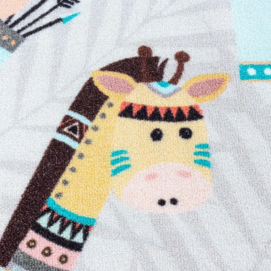 Play Hinkel Speeltapijt - 120x170 cm - Grijs - Vloerkleed Kinderkamer