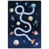 Play Speeltapijt Ruimte - 120x170 cm - Blauw - Vloerkleed Kinderkamer