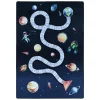 Play Speeltapijt Ruimte - 140x200 cm - Blauw - Vloerkleed Kinderkamer