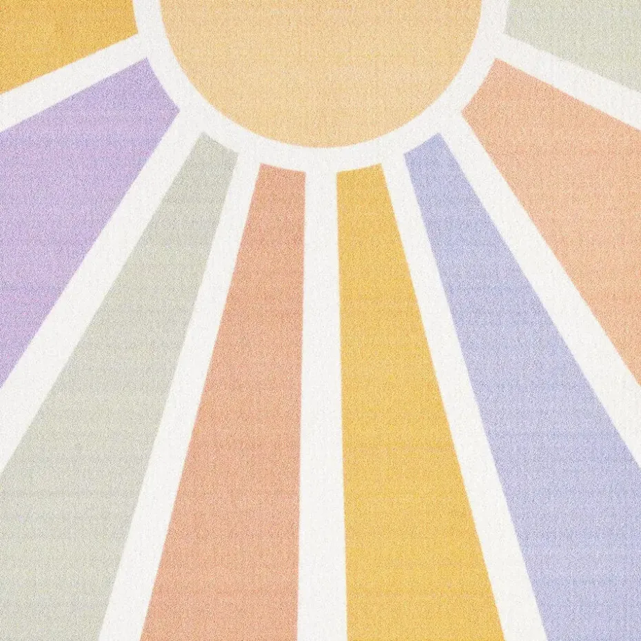 Play Sunshine Speeltapijt - 120x170 cm - Multi Creme - Vloerkleed Kinderkamer