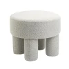 Poef Demi - Bouclé Naturel