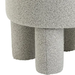 Poef Demi - Bouclé Naturel