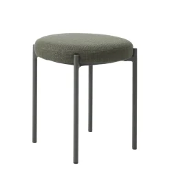Poef Groen Stof - 43,5x44x48cm - Pelican
