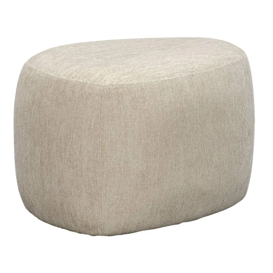 Poef Kacy - beige - 38x60x48 cm