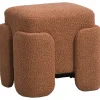 Poef Lorca - bruin - 40xØ37 cm