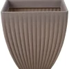 Pro Garden Bloempot Lotus 40x40x42cm Bruin