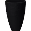 Pro Garden plantenpot - kunststof - antraciet - 40 x 60 cm