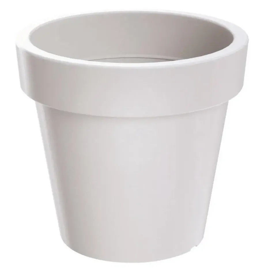 Prosperplast Bloempot - D40 x H35 cm - wit - kunststof