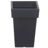 Prosperplast Bloempot - kunststof - antraciet - 23 x 35 cm