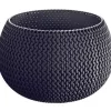 Prosperplast Bloempot Splofy - antraciet - 4 l - 29 cm