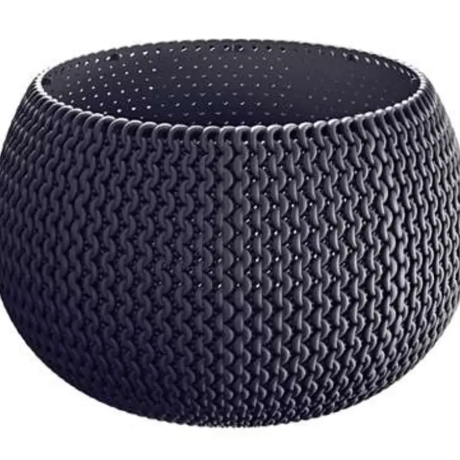 Prosperplast Bloempot Splofy - antraciet - 4 l - 29 cm