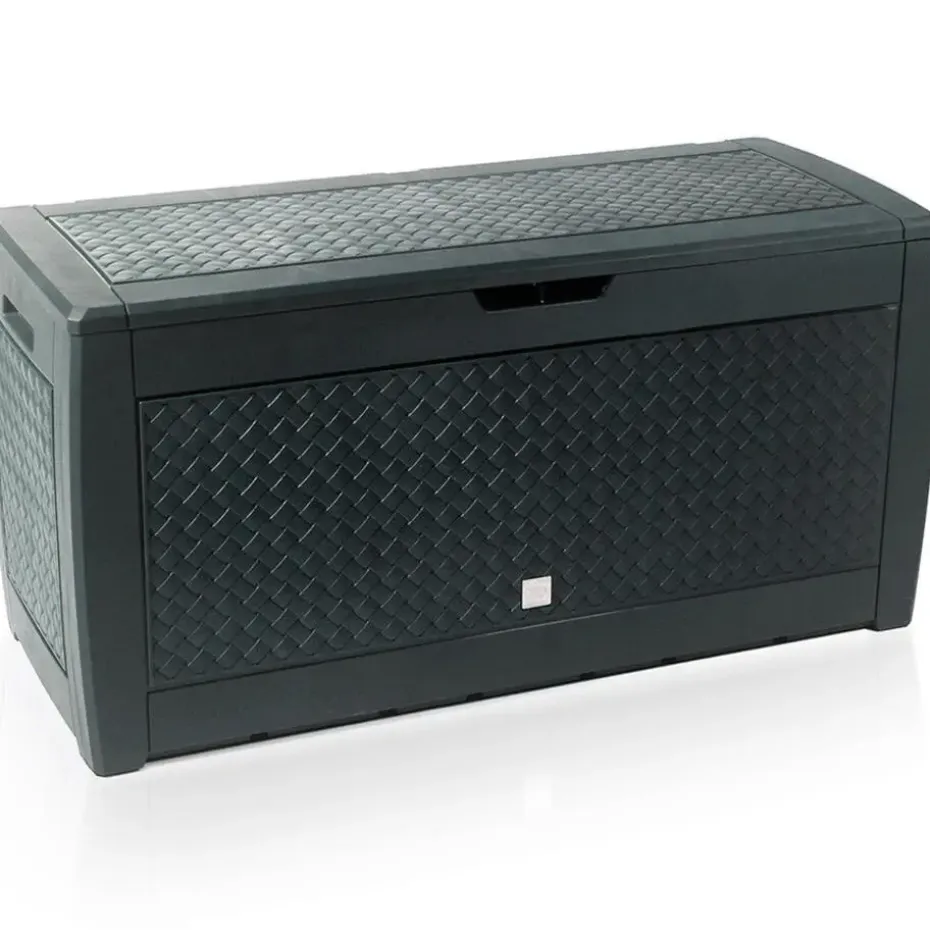 Prosperplast Opbergbox - antraciet - 310 liter - 119 x 48 x 60 cm