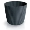 Prosperplast Plantenpot Buckingham - antraciet - D39 cm