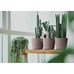 Prosperplast Plantenpot Buckingham - antraciet - D39 cm