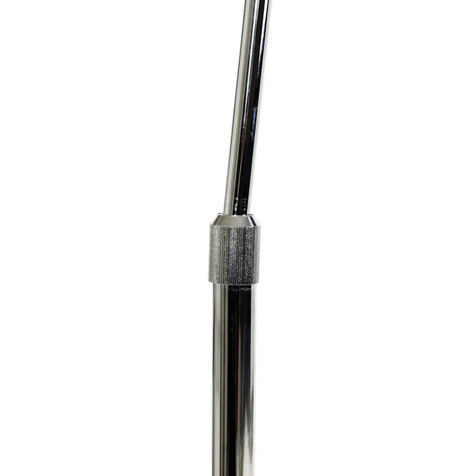 Qazqa booglampen arc-basic zilverkleurig e27