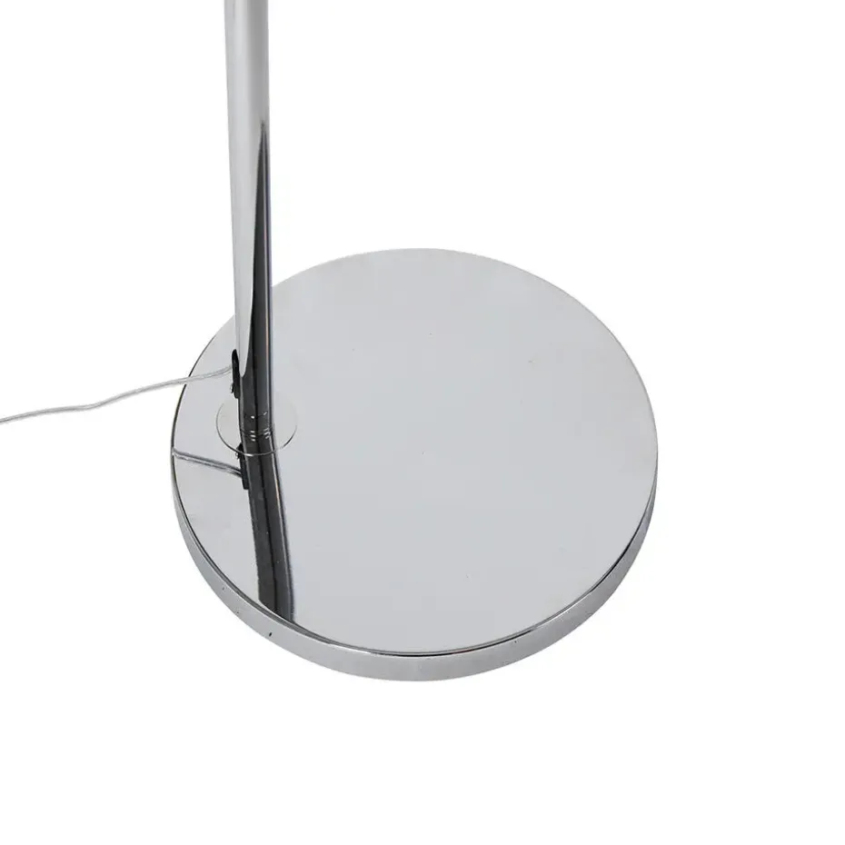 Qazqa booglampen arc-basic zilverkleurig e27