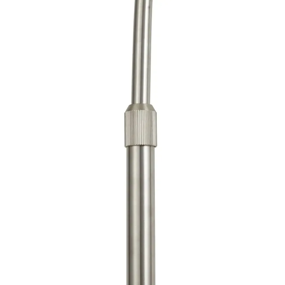 Qazqa booglampen booglamp xxl zilverkleurig e27