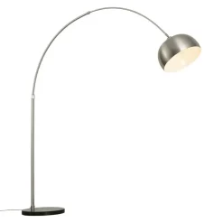 Qazqa booglampen booglamp xxl zilverkleurig e27