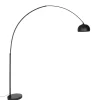 Qazqa booglampen xxl zwart e27