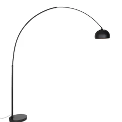 Qazqa booglampen xxl zwart e27