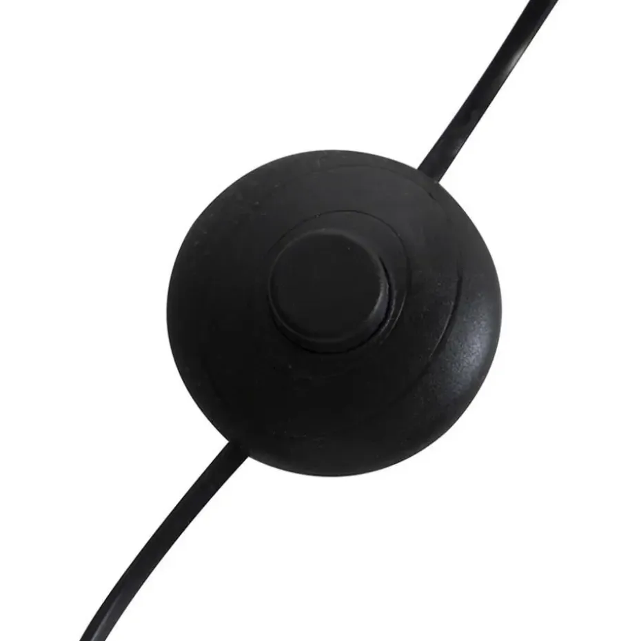 Qazqa booglampen xxl zwart e27