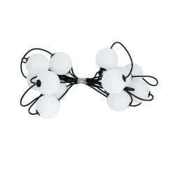 Qazqa buitenlampen malai wit geïntegreerde led