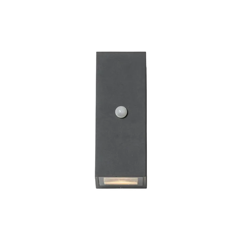 Qazqa buitenlampen met sensor baleno grijs gu10