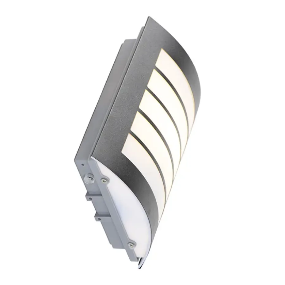 Qazqa buitenlampen met sensor miro zwart e27