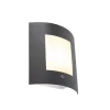 Qazqa buitenlampen met sensor emmerald grijs e27