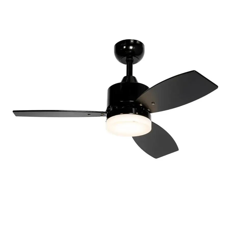 Qazqa buitenlampen toledo zwart geïntegreerde led