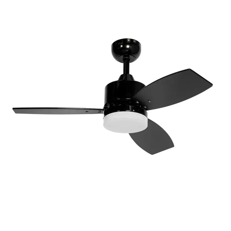 Qazqa buitenlampen toledo zwart geïntegreerde led