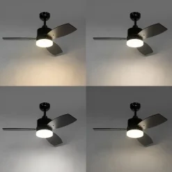 Qazqa buitenlampen toledo zwart geïntegreerde led