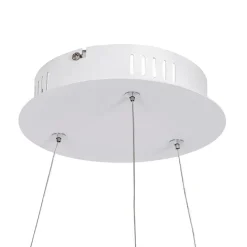Qazqa hanglampen anello wit geïntegreerde led