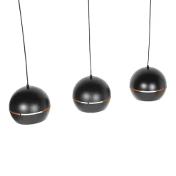 Qazqa hanglampen buell hl zwart e27