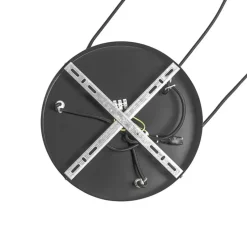 Qazqa hanglampen busa zwart e27