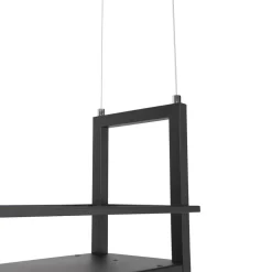 Qazqa hanglampen cage rack zwart e27