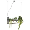 Qazqa hanglampen cage rack bruin e27